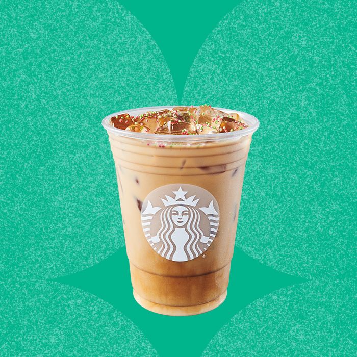 Iced Sugar Cookie Almond Milk Latte Starbucks