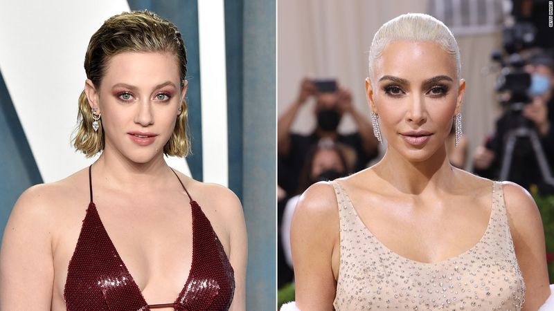 Lili Reinhart and Kim Kardashian