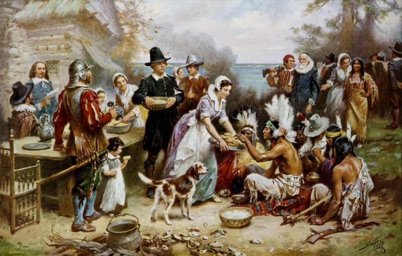 Dark story of first thanksgiving