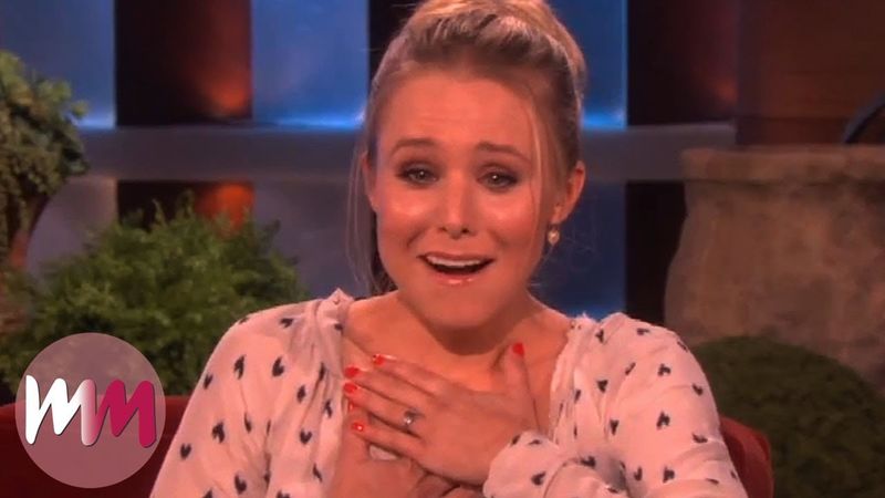 After sobbing over a sloth, Kristen Bell becomes a Meme GIF in ellen show