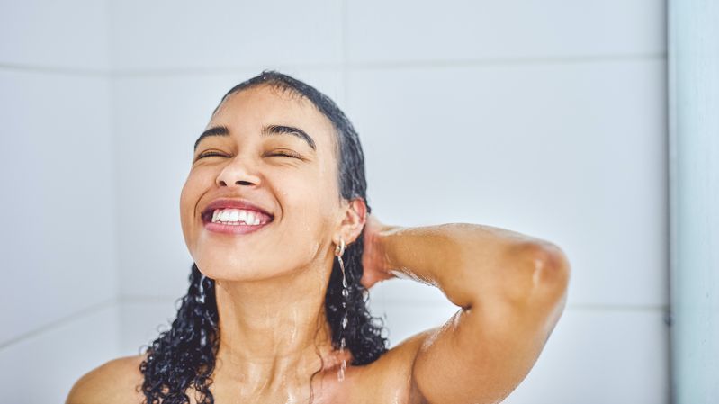 Shorter shower for healthy and glowing skin