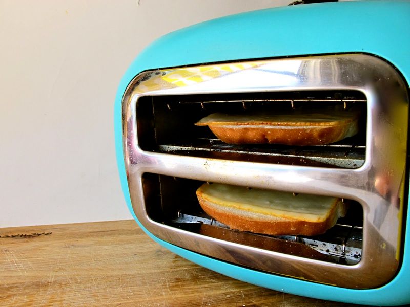 Lit Toaster Grilled Cheese