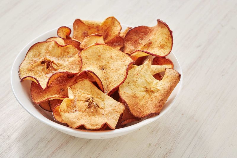 Kourtney Kardashian's apple chips recipe