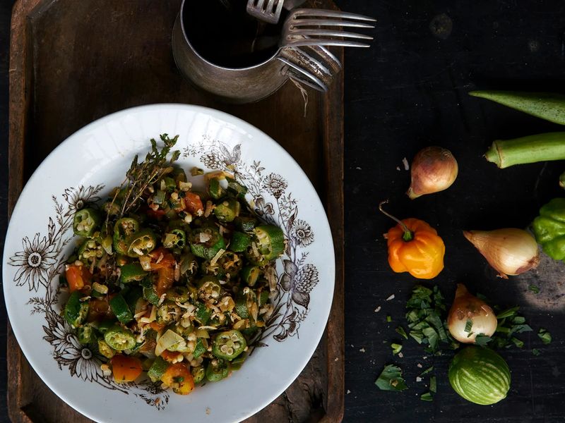Tasty and healthy okra recipe