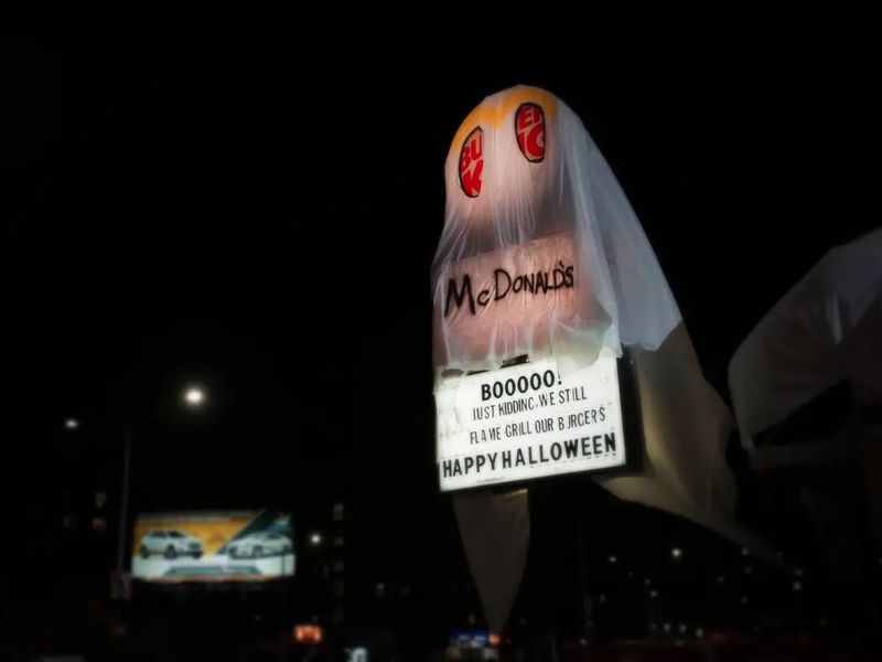 Burger King pull a Halloween prank on McDonald's