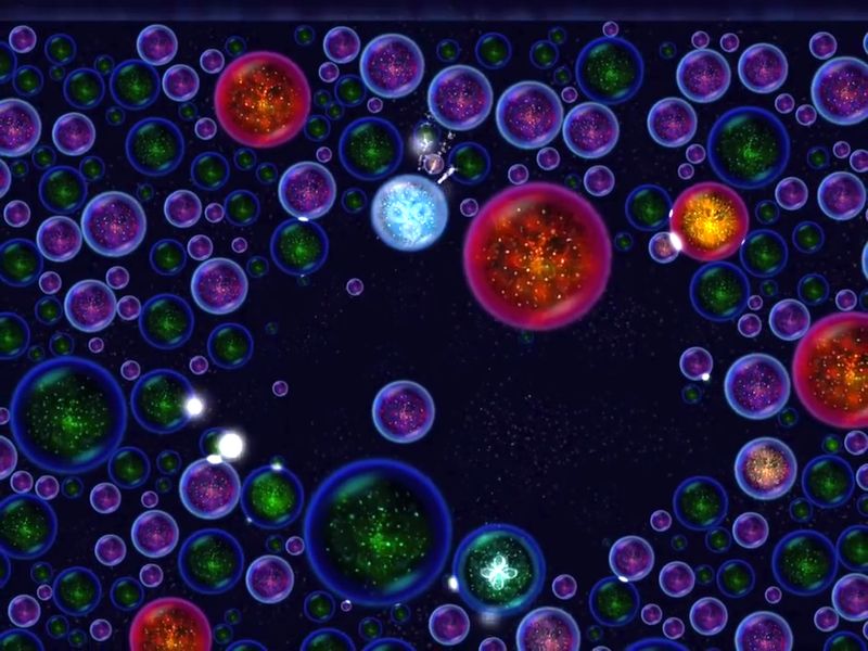 Osmos a relaxing mobile game