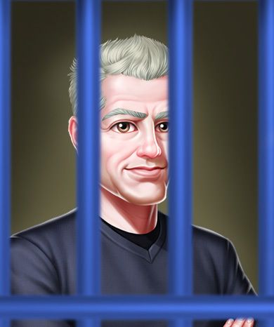 Gordon Ramsay behind bars