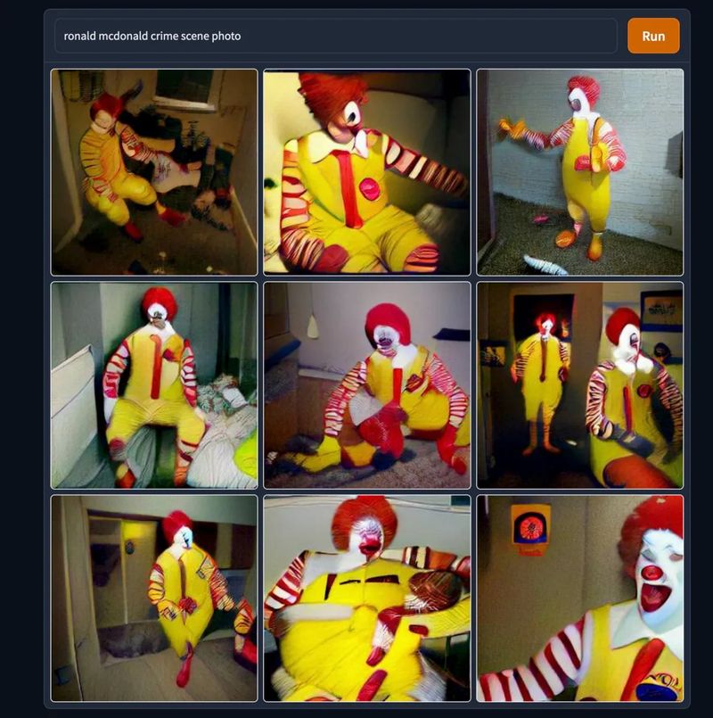 McDonald's fast food crime scene