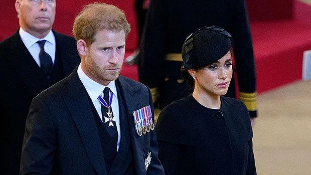 Prince Harry in the Queen's funeral
