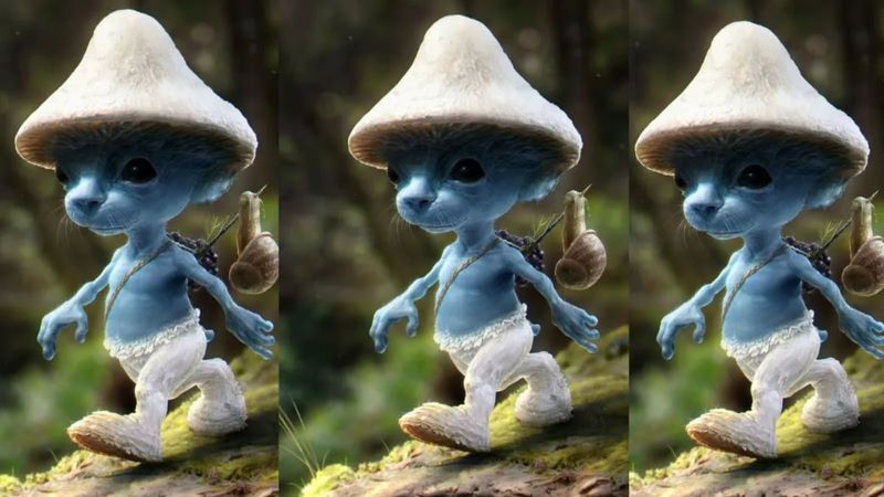 Viral smurf cat