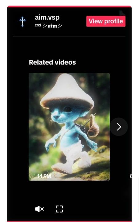 Smurf cat Tik Tok