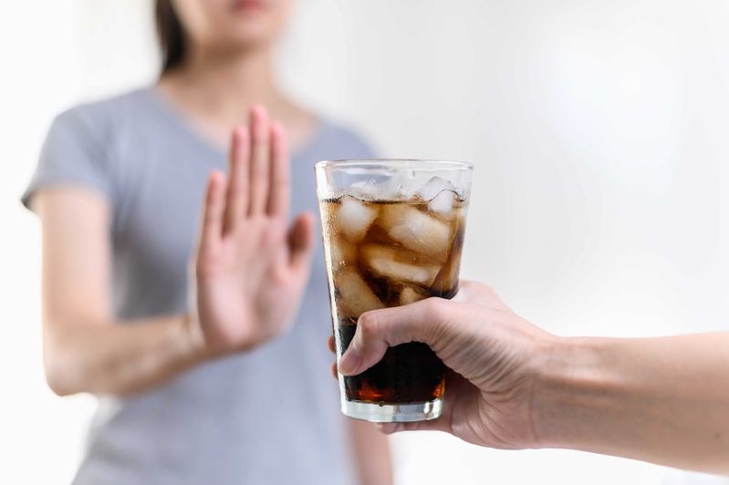 Avoid sugary drinks