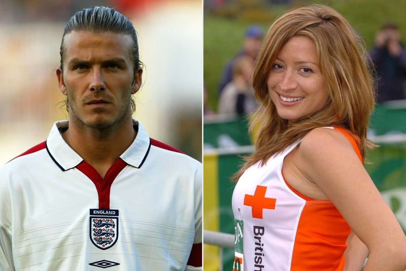 David Beckham and Rebecca Loos 