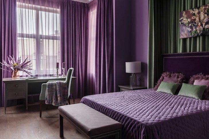 Royal purple room