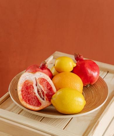 Plate of fruits
