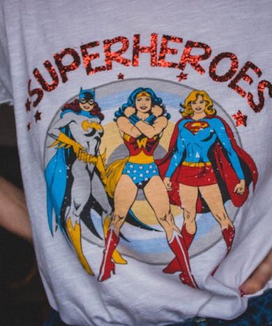 Female superheroes shirt