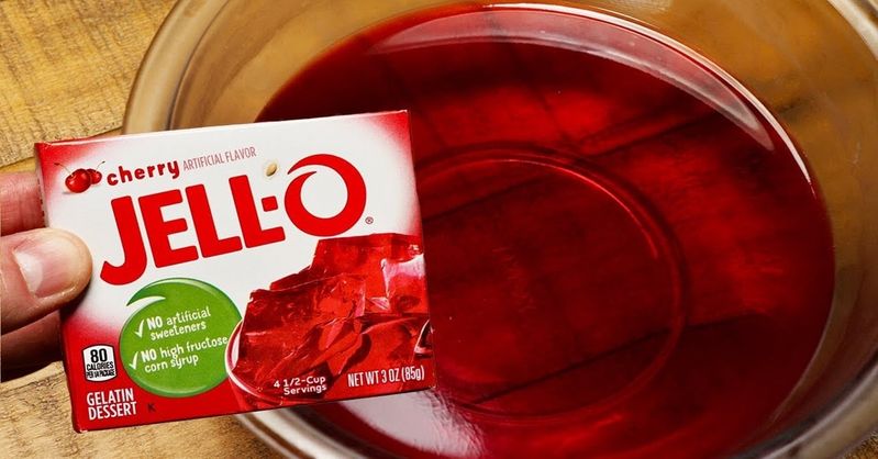 Jello a gelatin-based