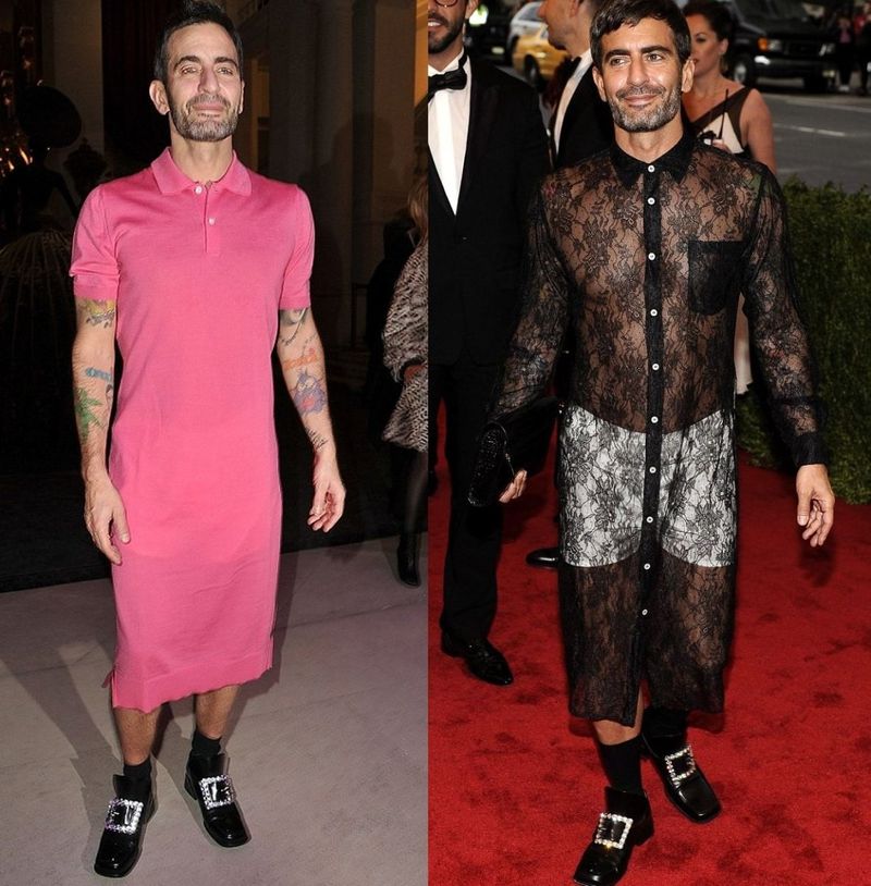 Marc Jacobs in skirts and dresses