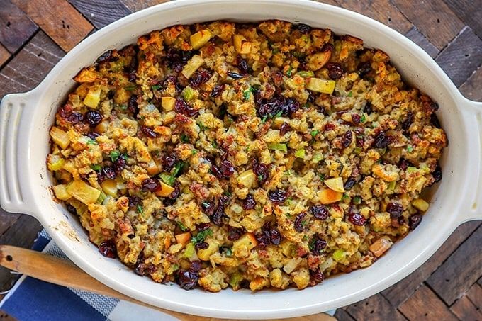 Sausage, Apple, and Cranberry Stuffing