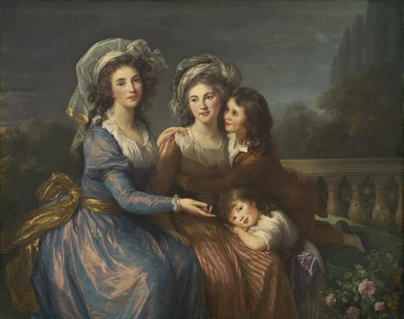 Painting of historical women