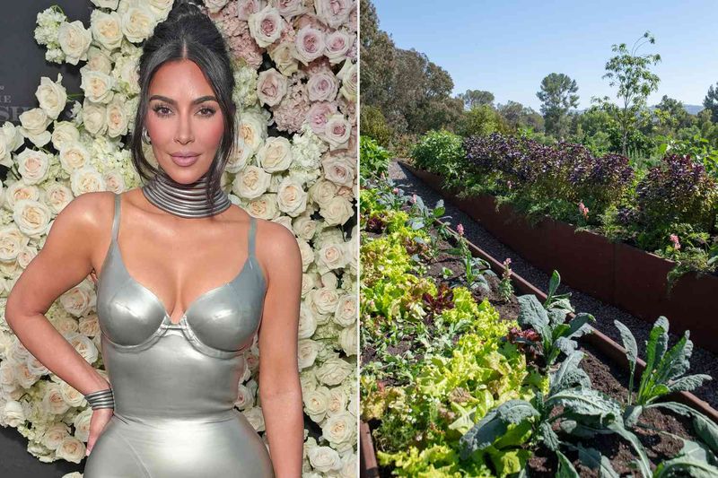Kim Kardashian garden