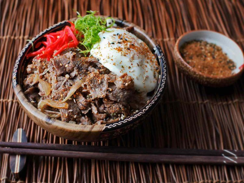 Japanese Beef and Rice (Gyudon)
