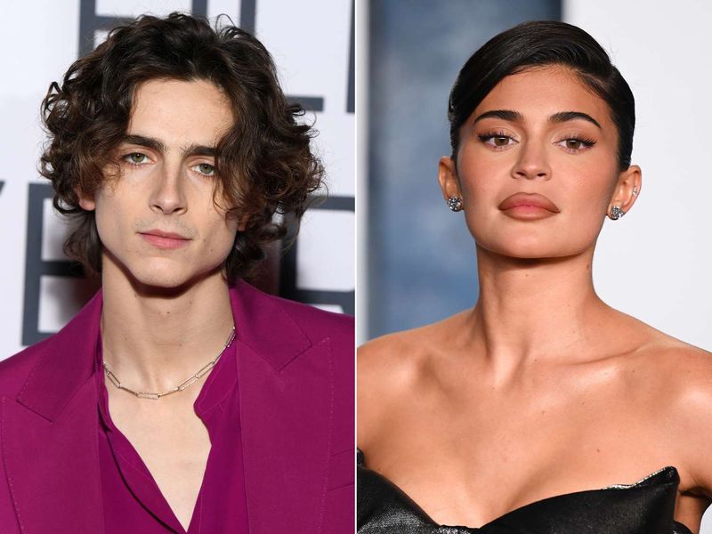 Kylie Jenner and Timothée Chalamet