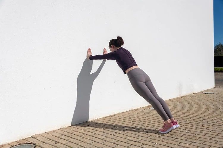 Wall Extension Stretches