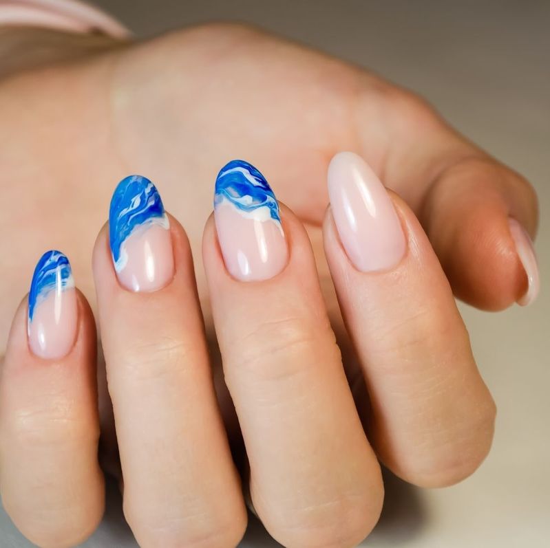 Blue Waves Nails 