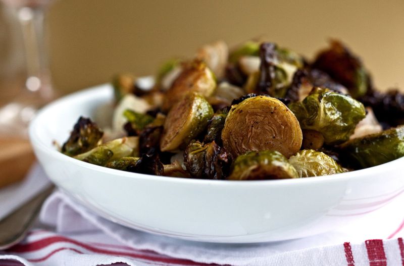 Roasted Gnocchi & Brussels Sprouts with Meyer Lemon Vinaigrette