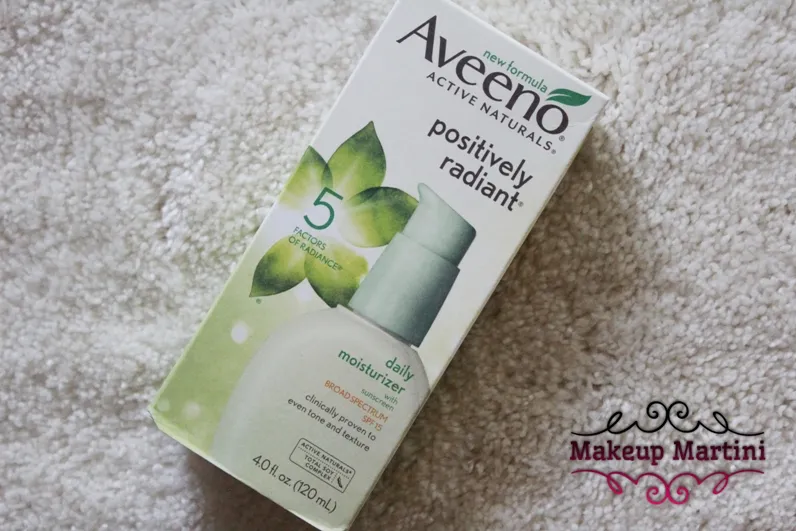 Aveeno Positively Radiant Daily Face Moisturizer With Broad Spectrum SPF 15