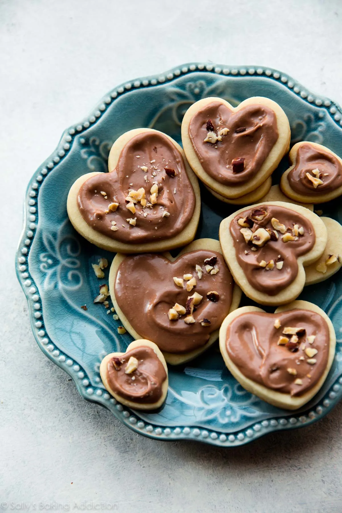 Hazelnut Hearts with Nutella