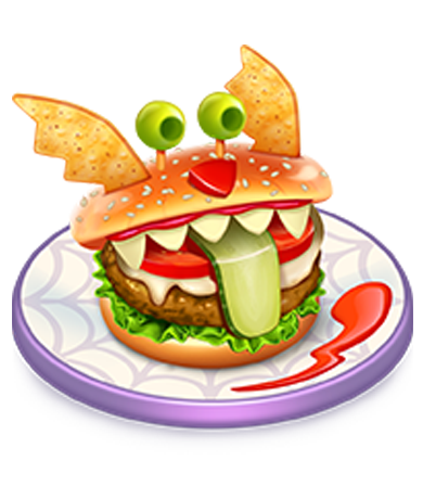 Halloween Recipe- Monster Burger