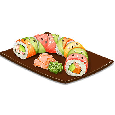 Rainbow Sushi